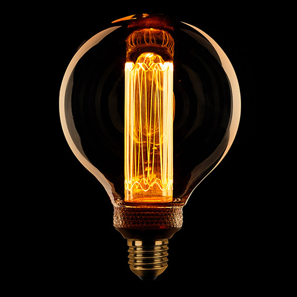 123led Kooldraadlamp E27 | Globe G95 | 1800K | 200 lumen | Goud | 5W  LDR01599 - 1