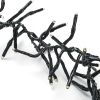123led Koppelbare clusterverlichting 5,6 meter | extra warm wit en warm wit | 768 lampjes  LDR07143 - 5