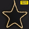 123led Koppelbare kerstster | Warm wit | 230V | Professioneel  LDR07166