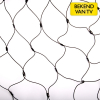 123led Koppelbare netverlichting 150 x 150 cm | Warm Wit | 100 lampjes | 230V | Professioneel  LDR07089