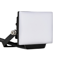 123led LED Breedstraler 10W | 4000K | 1000 lumen | IP65 | Zwart  LDR06791