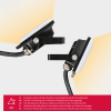 123led LED Breedstraler 10W | 4000K | 1000 lumen | IP65 | Zwart  LDR06791 - 5