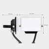 123led LED Breedstraler 10W | 4000K | 1000 lumen | IP65 | Zwart  LDR06791 - 7
