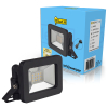 123led LED Breedstraler 10W | 4000K | 1100 lumen | IP65 | Zwart  LDR01978