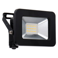 123led LED Breedstraler 10W | 4000K | IP65 | 1100 lumen | Zwart  LDR06366