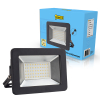 123led LED Breedstraler 50W | 6000K | 5500 lumen | IP65 | Zwart  LDR01985