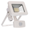 123led LED Breedstraler met sensor 10W | 4000K | IP44 | 1100 lumen | Wit  LDR06376
