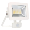 LED Breedstraler met sensor 30W | 4000K | IP44 | 3300 lumen | Wit