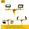 123led LED Breedstraler op statief 40W | 4000K | 4200 lumen | IP65 | Geel LDR09477 - 3