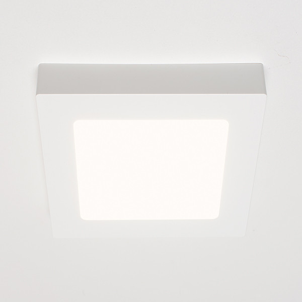 123led LED Downlight | 3000-6000K | Vierkant | 17.7 x 17.7 cm | In- en opbouw | Dimbaar | 12W  LDR06601 - 5