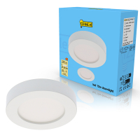 123led LED Downlight | Rond | Ø 15 cm | 3000-6000K | In- en opbouw | Dimbaar | 12W  LDR02012