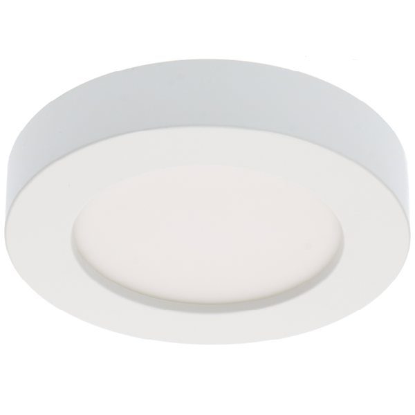 123led LED Downlight | Rond | Ø 15 cm | 3000-6000K | Opbouw | Dimbaar | 12W  LDR02014 - 1