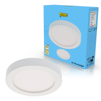 123led LED Downlight | Rond | Ø 20 cm | 3000-6000K | In- en opbouw | Dimbaar | 15W  LDR02015