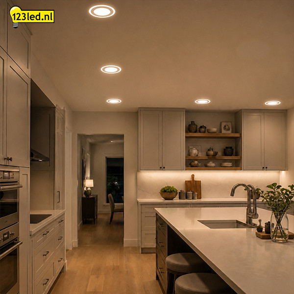 LED Downlight | Rond | 2700-3000-4000K | Ø 12.3 cm | Inbouw | IP20 | 6W LDR08885 - 5