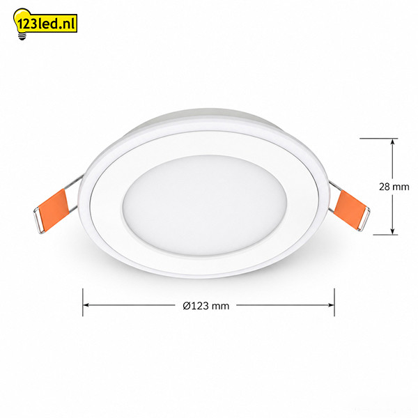 LED Downlight | Rond | 2700-3000-4000K | Ø 12.3 cm | Inbouw | IP20 | 6W LDR08885 - 8