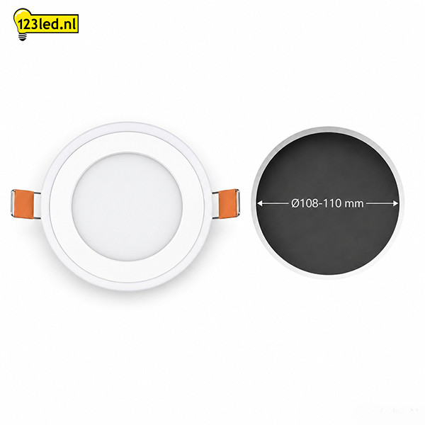 LED Downlight | Rond | 2700-3000-4000K | Ø 12.3 cm | Inbouw | IP20 | 6W LDR08885 - 9