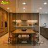 LED Downlight | Rond | 2700-3000-4000K | Ø 9 cm | Inbouw | IP20 | 4W LDR08883 - 3