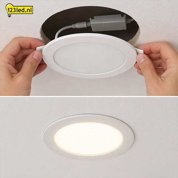 LED Downlight | Rond | 3000-4000-6500K | Ø 11.8 cm | Inbouw | DIP switch | IP44 | 4.5W-6W LDR08887 - 10