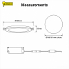 LED Downlight | Rond | 3000-4000-6500K | Ø 16.8 cm | Inbouw | DIP switch | IP44 | 8W-10W-12W LDR08891 - 7