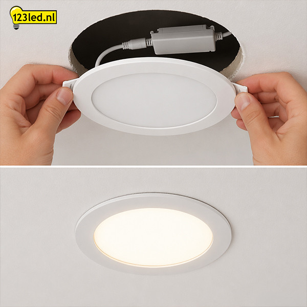 LED Downlight | Rond | 3000-4000-6500K | Ø 16.8 cm | Inbouw | DIP switch | IP44 | 8W-10W-12W LDR08891 - 10