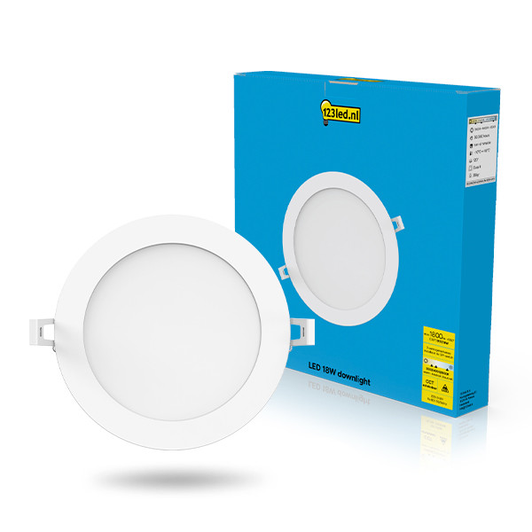 LED Downlight | Rond | 3000-4000-6500K | Ø 22.1 cm | Inbouw | DIP switch | IP44 | 9W-13W-18W LDR08893 - 1