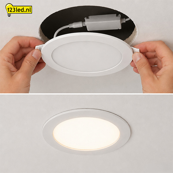 LED Downlight | Rond | 3000-4000-6500K | Ø 22.1 cm | Inbouw | DIP switch | IP44 | 9W-13W-18W LDR08893 - 10