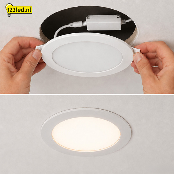 LED Downlight | Rond | 3000-4000-6500K | Ø 24 cm | Inbouw | DIP switch | IP44 | 12W-16W-20W LDR08895 - 10