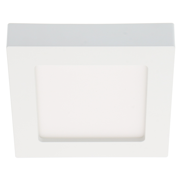 123led LED Downlight | Vierkant | 17.7 x 17.7 cm | 3000-6000K | Opbouw | Dimbaar | 12W  LDR02023 - 1