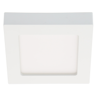 123led LED Downlight | Vierkant | 17.7 x 17.7 cm | 3000-6000K | Opbouw | Dimbaar | 12W  LDR02023