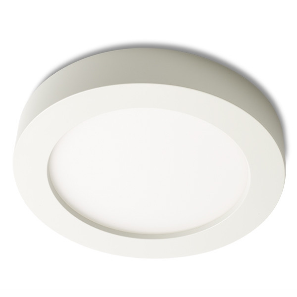 LED Downlighter Ø22.7 cm rond opbouw 18W 3000K (123led huismerk) LDR06114 - 1