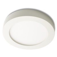 LED Downlighter Ø22.7 cm rond opbouw 18W 3000K (123led huismerk) LDR06114
