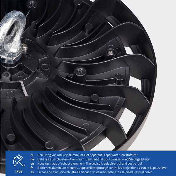 123led LED High Bay lamp 100W | 3000-4000-6500K | 11.000 lumen | IP65  LDR06803 - 4