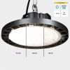 123led LED High Bay lamp 150W | 4000K | 0-10V | 27.750 lumen | IP65 | Lumileds  LDR06802 - 2