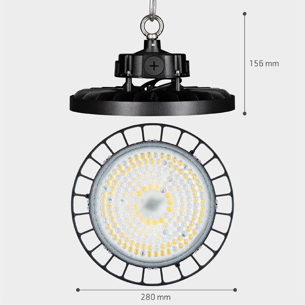 123led LED High Bay lamp 150W | 4000K | 0-10V | 27.750 lumen | IP65 | Lumileds  LDR06802 - 6