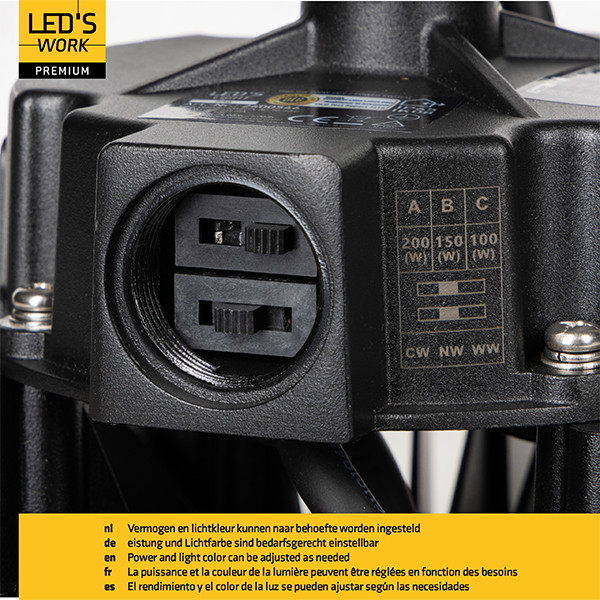 LED High Bay lamp 200W | 3000-4000-5000K | 30.000 lumen | IP65 LDR09455 - 4