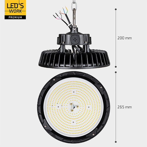 LED High Bay lamp 200W | 3000-4000-5000K | 30.000 lumen | IP65 LDR09455 - 6