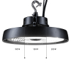 123led LED High Bay lamp 200W | 4000K | DALI 2.0 | 38.700 lumen | IP65 | Lumileds  LDR06733 - 2