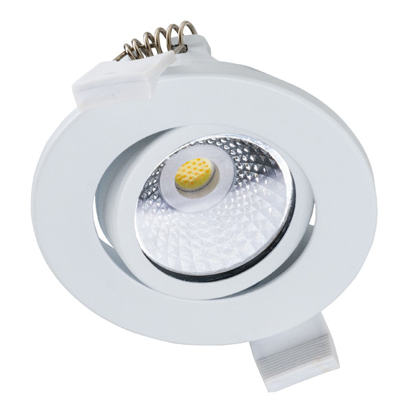 123led LED Inbouwspot | Rond | Ø 8.2 cm | 2700-4000-6000K | Dimbaar |  3.5W  LDR06810 - 1