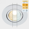 123led LED Inbouwspot | Rond | Ø 8.2 cm | 2700-4000-6000K | Dimbaar |  3.5W  LDR06810 - 2