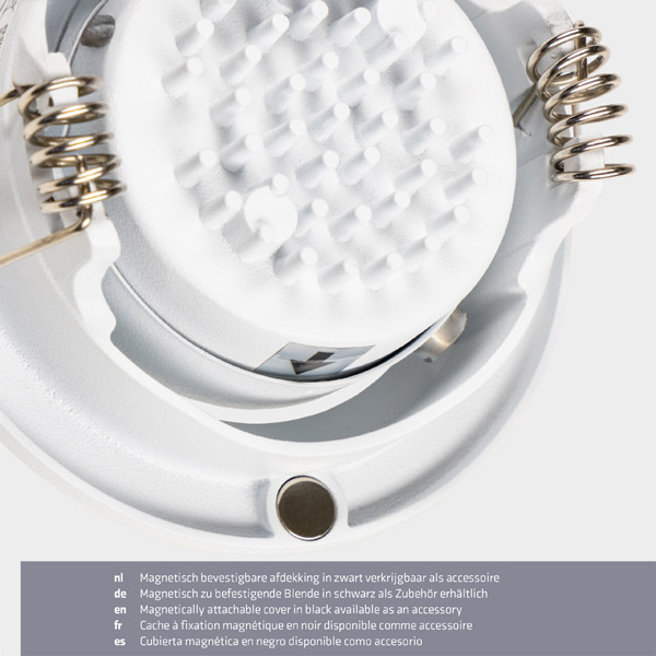 123led LED Inbouwspot | Rond | Ø 8.2 cm | 2700-4000-6000K | Dimbaar |  3.5W  LDR06810 - 5