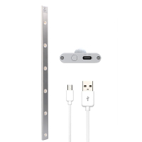 LED Kastverlichting 68.5 cm | Bewegingssensor | RGB + 3000-6000K | Zilver LDR06581