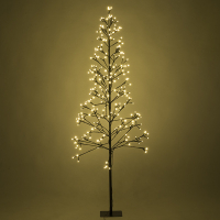 123led LED Kerstboom 150 cm | 280 lampjes | Warm wit | Geschikt voor buiten  LKO00700