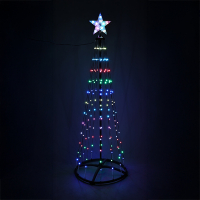 LED Kerstboom 210 cm | Multicolor | 370 lampjes | Geschikt voor buiten LKO00837