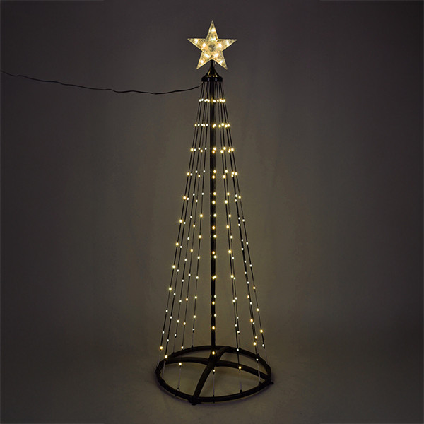 LED Kerstboom 210 cm | Warm wit | 370 lampjes | Geschikt voor buiten LKO00840 - 1