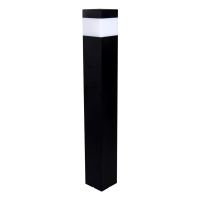 123led LED Lantaarn donker grijs geschikt voor 1 x E27 (123led huismerk)  LDR01384
