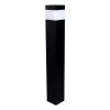 LED Lantaarn donker grijs geschikt voor 1 x E27 (123led huismerk) LDR01384 - 1