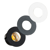 123led LED Mini inbouwspot | Rond | Ø 38mm | 1800-2700K | Dimbaar | 3W  LDR06808