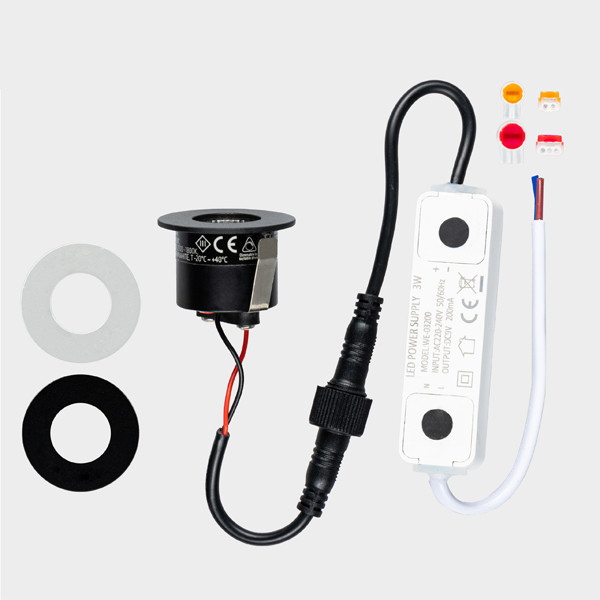 123led LED Mini inbouwspot | Rond | Ø 38mm | 1800-2700K | Dimbaar | 3W  LDR06808 - 8