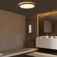 LED Plafondlamp | Ø 22.5 cm | 3000-4000-6000K | 1440 lumen | IP54 | Zwart | 12W LDR02155