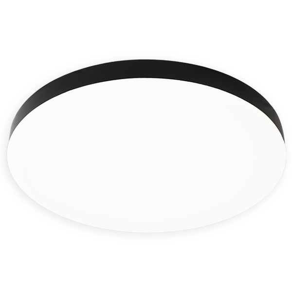 LED Plafondlamp | Ø 30 cm | 3000-4000-6000K | Frameless | 3000 lumen | IP54 | Zwart | 24W LDR02601 - 1